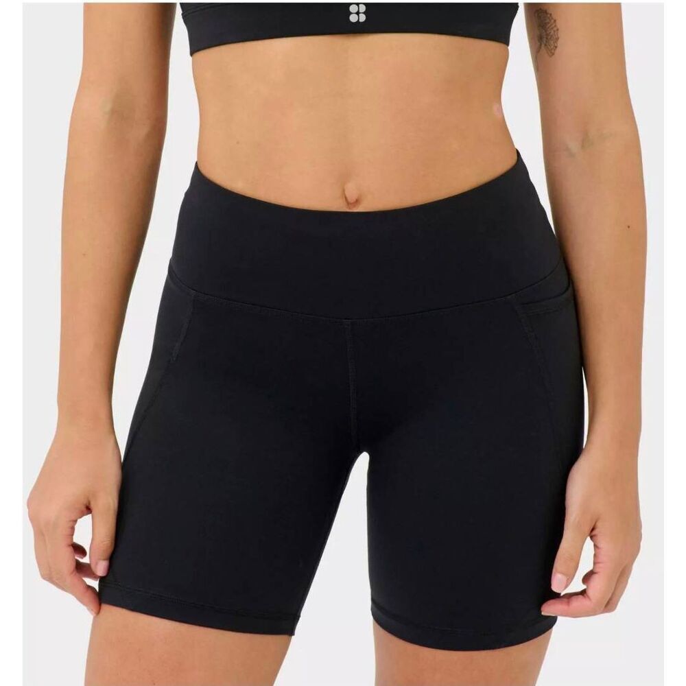 Sweaty Betty Power 6" Cycling Bike Shorts XS Athleisure Gym Athletic Workout